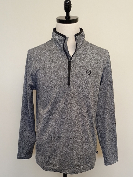 Frontier Supply Co. Other - Frontier Supply Co Quarter Zip Pullover Heather Gray Athletic Top Size Small
